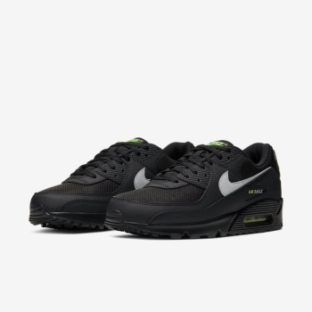 Nike Air Max 90 - Férfi Utcai Cipő - Fekete/Világos Szürke